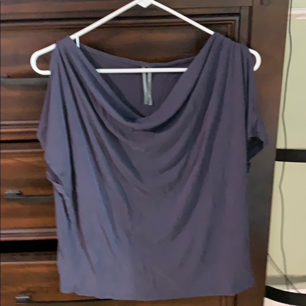 Anthropologie cold shoulder top